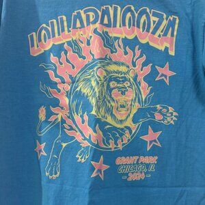 Lollapalooza T Shirt 2024 Concert Music Festival Small Chicago